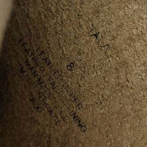 Steve Madden | Taupe Tala Perforated Nubuck Leather Open-Toe Ankle Booties - Picture 10 of 13